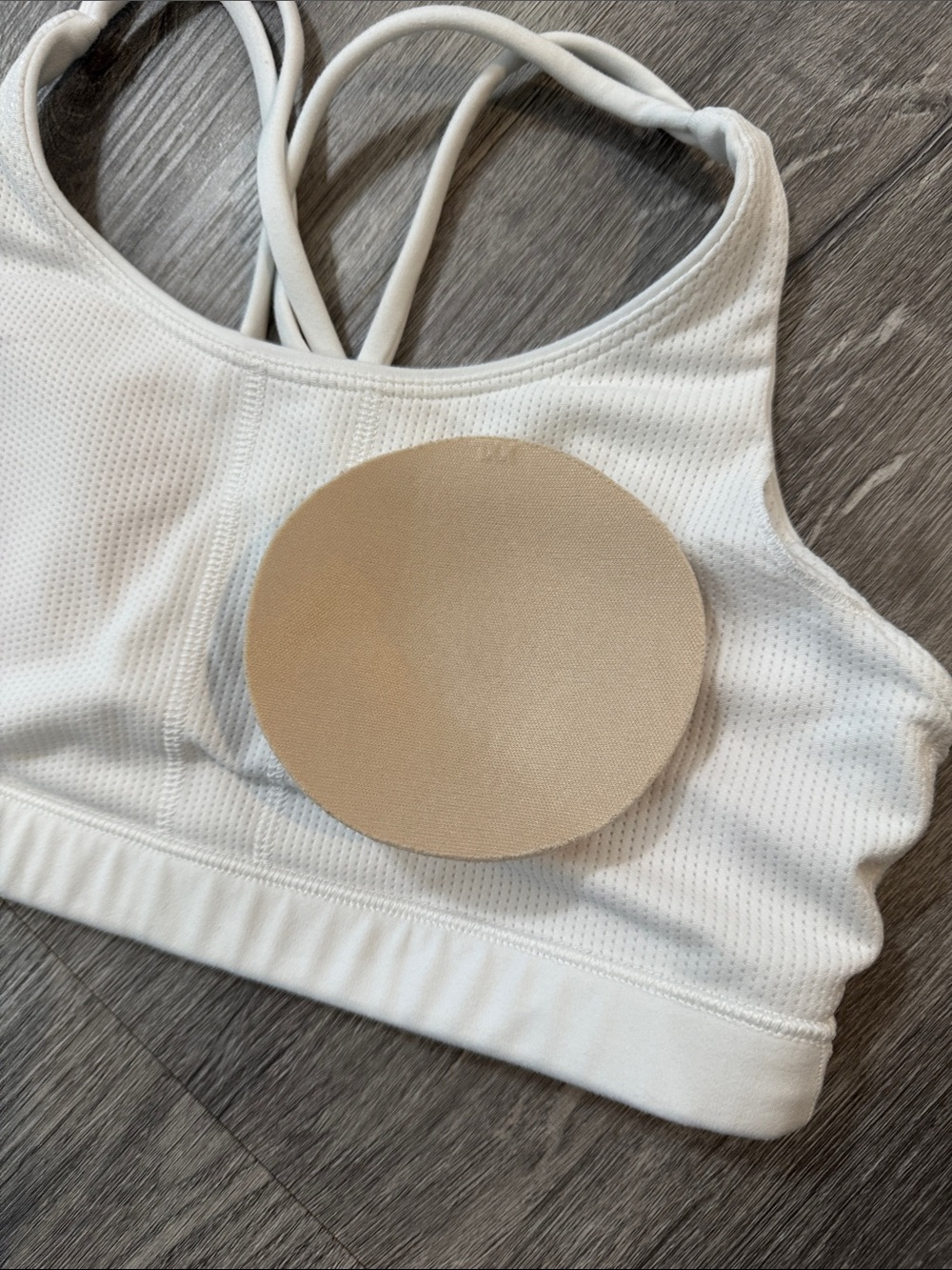 Athleta Girl Upbeat 2.0 Sports Bra White Size XL / 14 - Picture 5 of 7